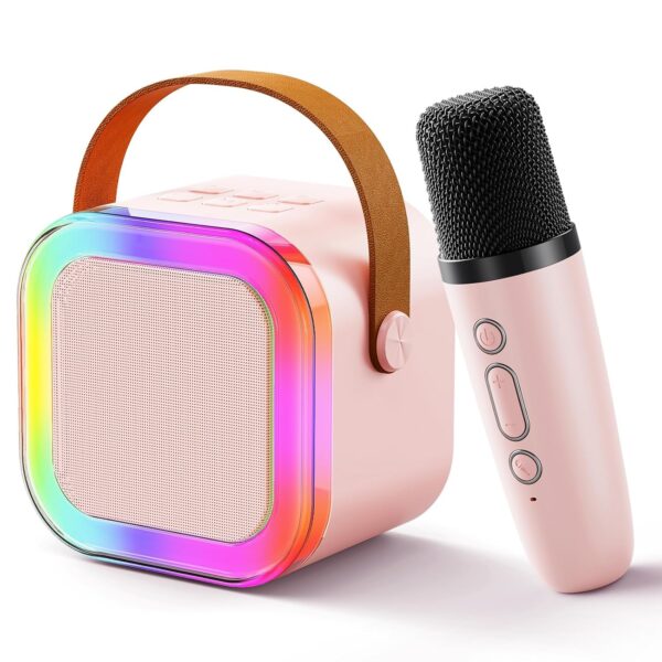 k12 Wireless Karaoke Mic Speaker: K12 with RGB, 5W Bluetooth 10 W Bluetooth