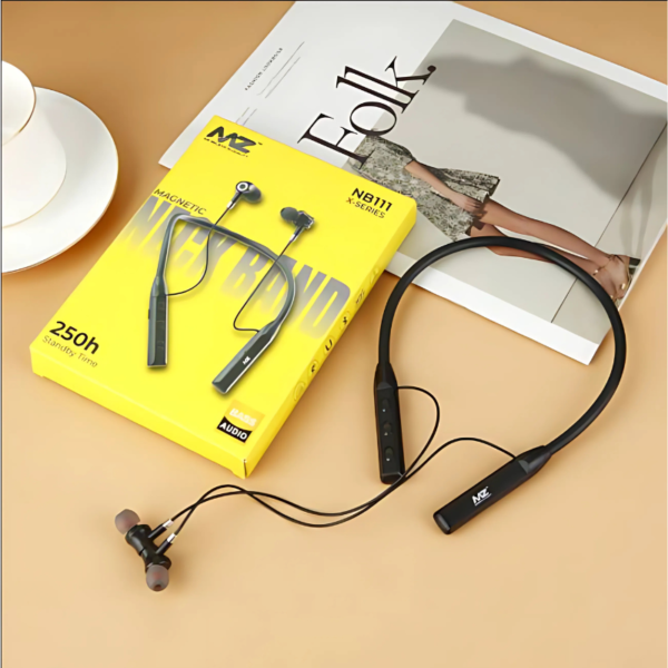 MZ NB111 Wireless Neckband – Premium Sound & All-Day Comfort