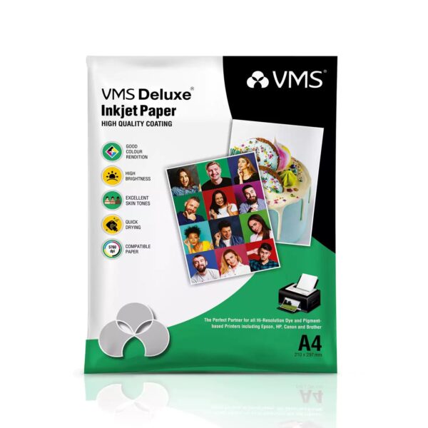 VMS Deluxe Inkjet Paper High-Quality Printing for Every Need | NEXLYRA