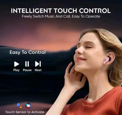 UltraPods Max True Wireless Earbuds - Bluetooth 5.3, ENC Noise Cancellation, HD Stereo Sound, USB-C Fast Charging & IPX5 Waterproof - Immersive Audio for Workouts, Calls, and Music - Image 9