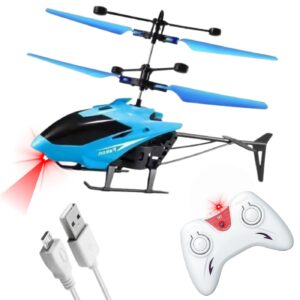 RC Helicopter with Hand Gravity Sensor - 360° Evo-Gyro Induction & Auto-Hover, 2.4GHz Remote Control Helicopter for Kids & Adults, Easy to Fly Indoor Flying Toy