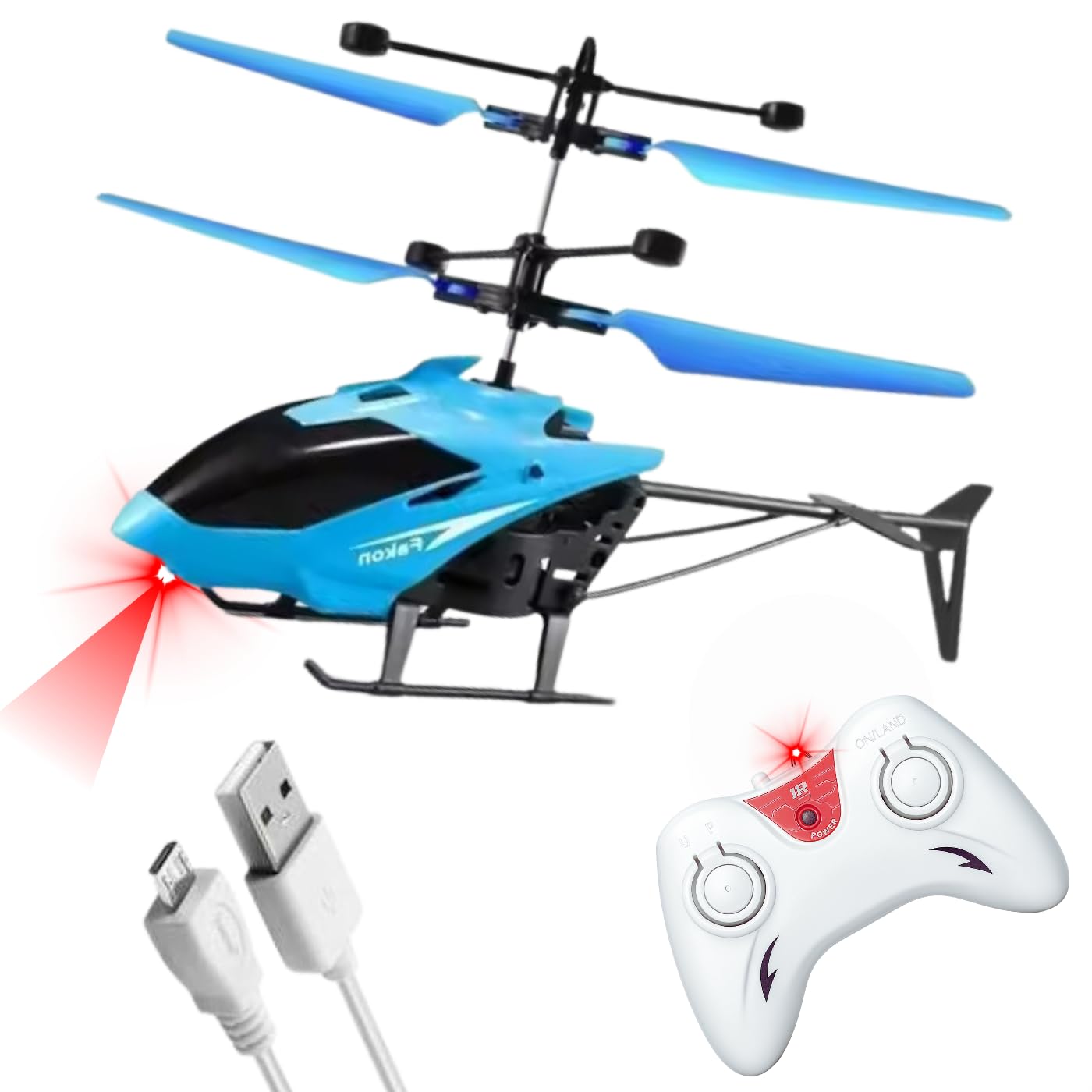 RC Helicopter with Hand Gravity Sensor - 360° Evo-Gyro Induction & Auto-Hover, 2.4GHz Remote Control Helicopter for Kids & Adults, Easy to Fly Indoor Flying Toy