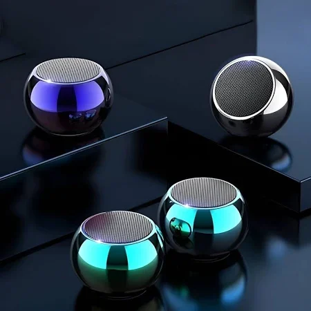 M3 Mini Bluetooth Speaker - Portable Wireless Speaker with Rich Bass, 10H Playtime, IPX5 Waterproof, HD Sound & Built-in Mic for Outdoor, Travel, and Home Use - Image 4