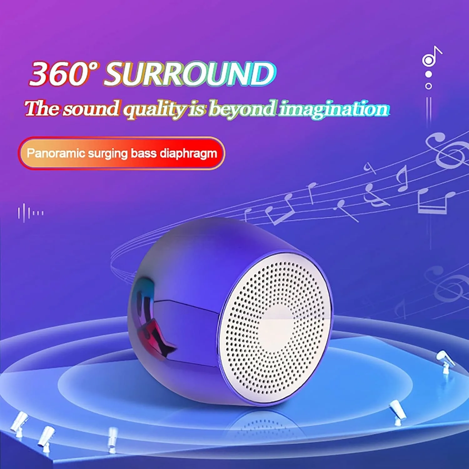 Aurora M3 Mini Bluetooth Speaker - Image 4