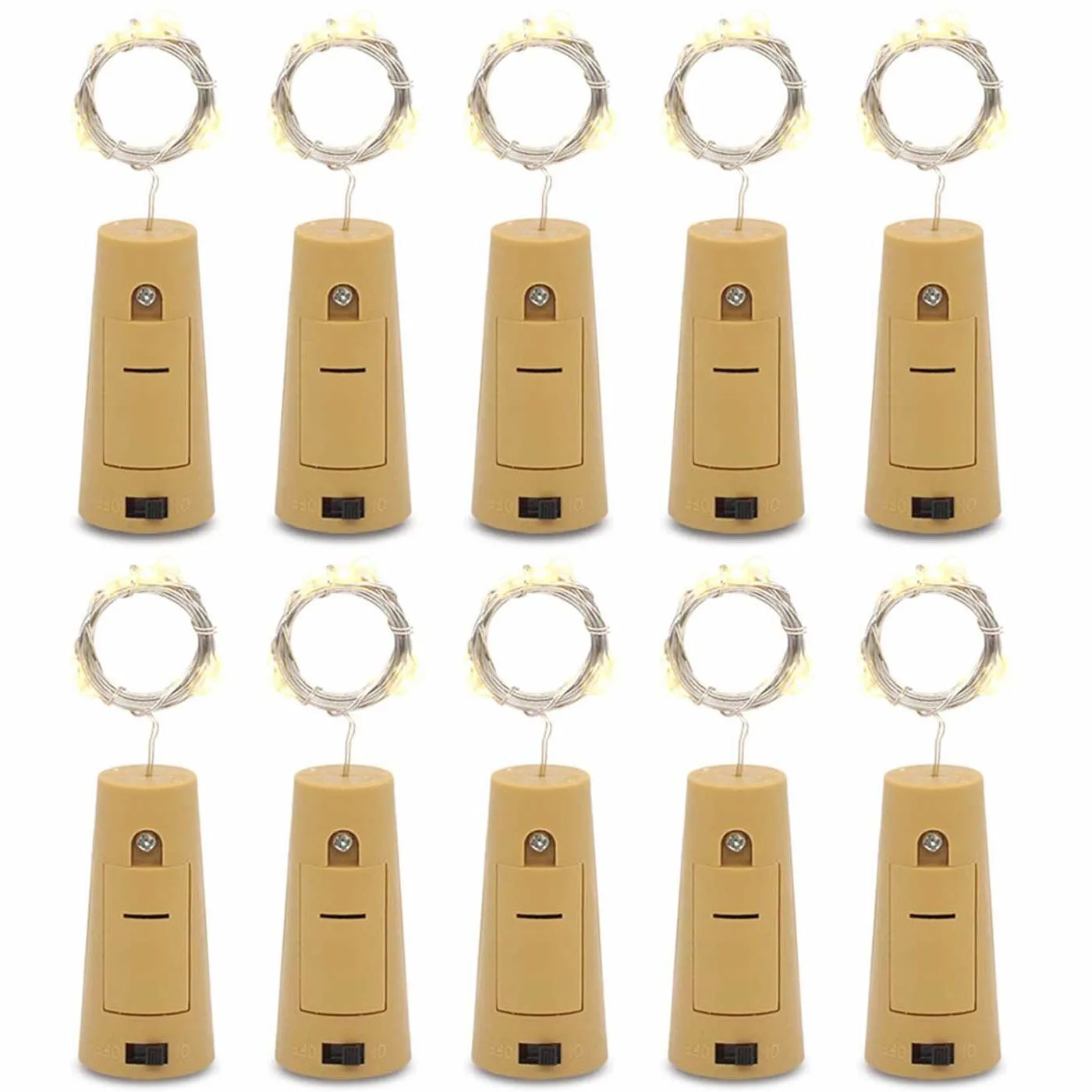 Wine Bottle Lights - Copper Wire Fairy Lights for Decoration, DIY Home, Party & Wedding | Battery Operated String Lights (Warm White) OR ( Multi Colors ) - Image 6